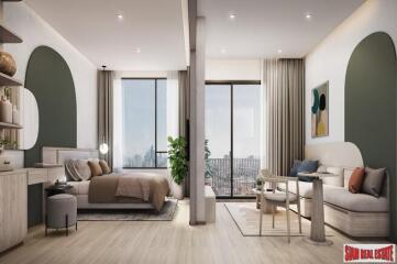 New Luxury High-Rise Condo with River Views by Leading Thai Developers with 2 Towers at Sathorn - Wongwianyai - Studio Units