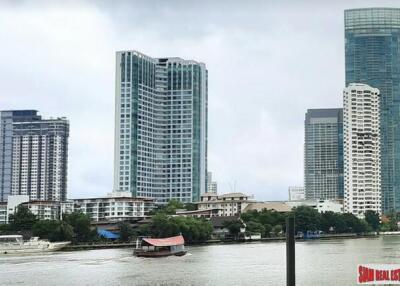 Baan Sathorn Chaophraya - Exceptional River Views from this 2 Bed Corner Unit on 26th Floor on the Chaophraya River