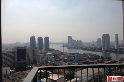 Rhythm Sathorn - Rare Corner Two Bedroom Condo for Sale with 180 degree Views of the River