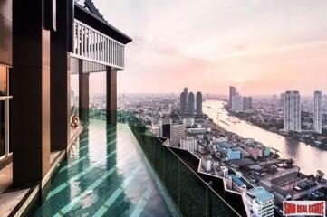 Rhythm Sathorn - Rare Corner Two Bedroom Condo for Sale with 180 degree Views of the River