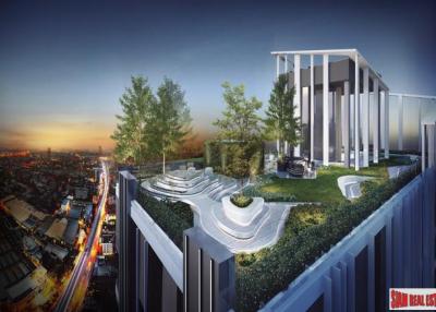 New High-Rise Smart Condo in Construction with Excellent Facilities on Connecting Road between Sukhumvit and Thepharak - 0 Metres to MRT - 1 Bed Units