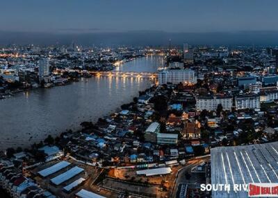 Nearing Completion High-Rise Riverside Smart Condo by Leading Thai Developer at Bang Phlat - Studio Units