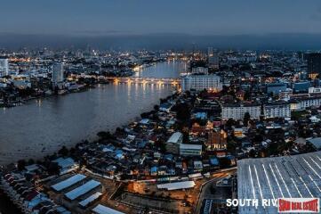 Nearing Completion is this High-Rise Riverside Smart Condo by Leading Thai Developer at Bang Phlat - Duplex Studio Units