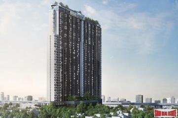 Nearing Completion is this High-Rise Riverside Smart Condo by Leading Thai Developer at Bang Phlat - Duplex Studio Units