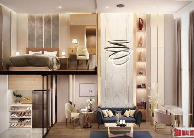 Pre-Launch of New High-Rise Loft Condo Unit at Ramkhamhaeng - Triple Station - 1 Bed Loft Units