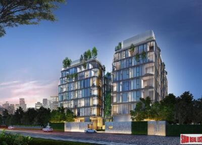 Award Winning Designed New Low-Rise Condo In Construction at Asoke, 200 Metres to Benchakiti Park