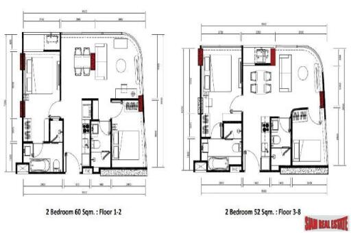 Deluxe Two Bedroom Condos in New Low Rise Development, Asok