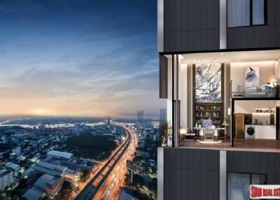 New Off-Plan High-Rise of Loft Condos by Leading Thai Developers with Chao Phraya River Views only 250 Metres to Nonthaburi MRT Station - 1 Bed Duo Units