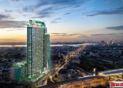 New High Rise with Sea and River Views near the City and the Beach at Samut Prakan, Bangkok - 1 Bed Plus 34.5 Sqm Units