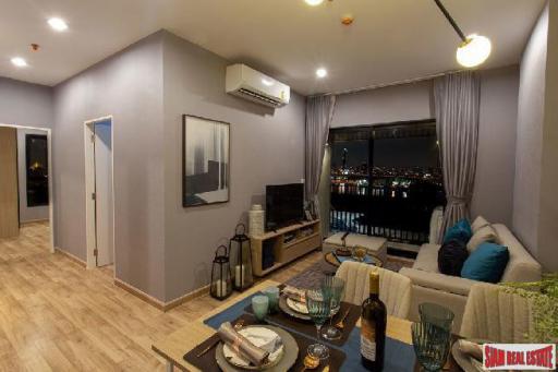 Newly Completed High-Rise Riverside Fully Furnished Condos at Charoen Nakhon, Bangkok - 2 Bed Units