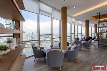 Newly Completed High-Rise Riverside Fully Furnished Condos at Charoen Nakhon, Bangkok - 2 Bed Units