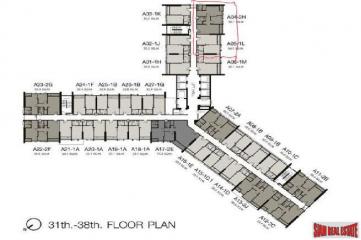 The Key Sathorn-Charoenraj  Large 2 Bed Combined Unit with 3 Balconies and City View at Sathorn