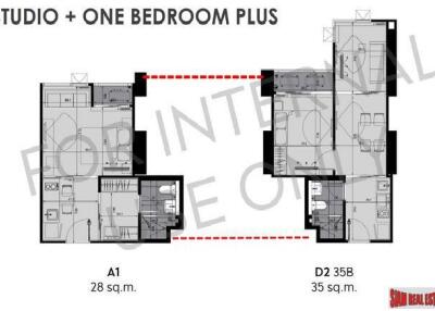 New High-Rise Condo only 150 metres to BTS with Amazing Facilities at Sathorn by Leading Thai Developer - Two Bed Units