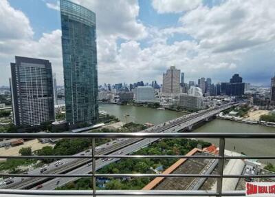 Baan Sathorn Chaophraya - Exceptional River Views from this Two Bedroom Condo for Sale in Saphan Taksin