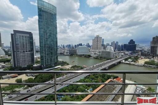 Baan Sathorn Chaophraya - Exceptional River Views from this Two Bedroom Condo for Sale in Saphan Taksin