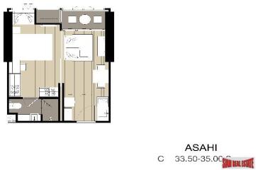 Ashton Asoke - 1 Bed Unit on the 20th Floor with City Views at Asoke Intersection