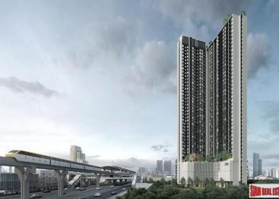 New Value High-Rise Condo by Leading Thai Developer at Srinakarin Road, next to New MRT Si La Salle - One Bed Units