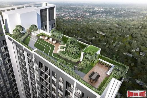 New Value High-Rise Condo by Leading Thai Developer at Srinakarin Road, next to New MRT Si La Salle - Two Bed Units