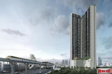 New Value High-Rise Condo by Leading Thai Developer at Srinakarin Road, next to New MRT Si La Salle - Two Bed Units