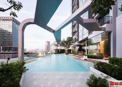 Pyne by Sansiri  Luxury One Bedroom for Sale with City & Pool Views very close to BTS Ratchathewii
