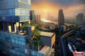 The Bangkok Sathorn - Luxury One Bedroom with Private Elevator and City Views for Sale in Surasak
