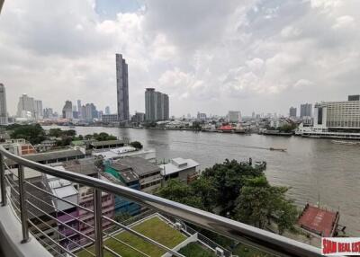 Supalai River Place Condominium - Two Bedroom Corner Unit with Amazing City and Chao Phraya River Views at Krung Thonburi