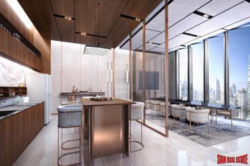 New Super Luxury Condominium in Prime Sathorn Location - One Bedroom