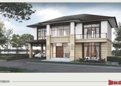 Four Bedroom Two Storey Detached Houses Lakeside in Samut Sakhon