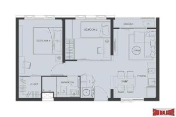 Interesting New High Rise Project Near BTS Bang Wa - One Bedroom Condos