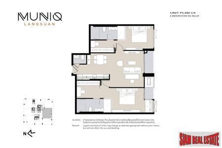 MUNIQ Langsuan - Luxury Two Bedroom in an Exceptional New Lumphini Development