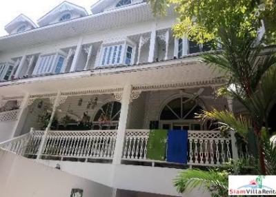Fantasia Villa 2  Large Four Storey Townhouse for Rent in a Secure Bangna Estate