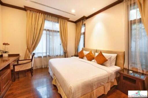 Exquisite 4 Bed Private Serviced Pool Villa in Secure Estate for Rent at Sathorn - Pet Friendly