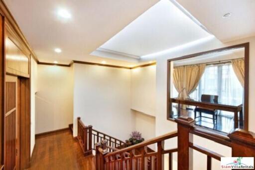 Exquisite 4 Bed Private Serviced Pool Villa in Secure Estate for Rent at Sathorn - Pet Friendly