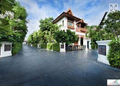 Exquisite 4 Bed Private Serviced Pool Villa in Secure Estate for Rent at Sathorn - Pet Friendly