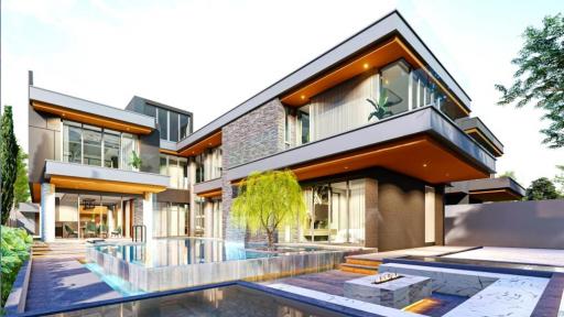 Luxurious 5-bedroom house in East Pattaya