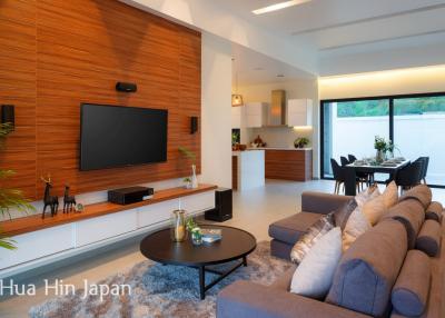 Contemporary Design 3 Bedroom Pool Villa With Sea And Mountain View for Sale Near Sai Noi Beach Hua Hin (Completed, Fully Furnished)