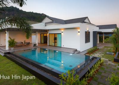 Contemporary Design 3 Bedroom Pool Villa With Sea And Mountain View From Rooftop Near Sai Noi Beach (Completed, Fully Furnished)