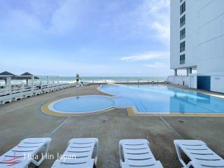 *Absolute Sea View* 3 Bedroom Unit In Adamas Beachfront Condominium in the Centre of Khao Takiab, Hua Hin for Sale (Fully Furnished)