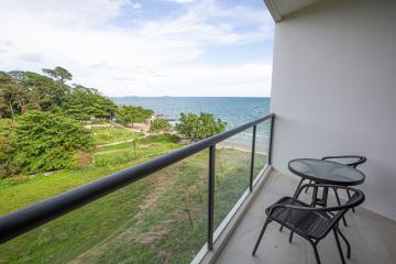 Ocean view from the balcony of the apartment