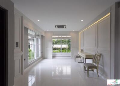 Nantawan Bangna- New Two Storey Four Bedroom House Situated on a Corner Lot in Bangna