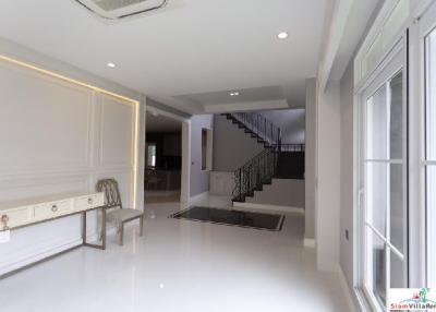 Nantawan Bangna New Two Storey Four Bedroom House Situated on a Corner Lot in Bangna