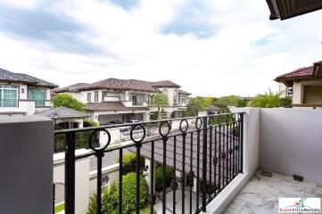 Nantawan Bangna- New Two Storey Four Bedroom House Situated on a Corner Lot in Bangna