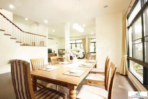 Peaceful and Beautiful Four Bedroom near BTS Thong Lo in Sukhumvit area , Bangkok. Pets-friendly.