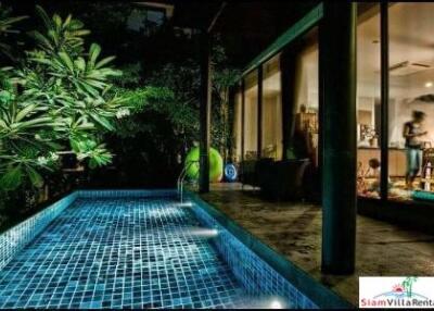 Elegant and Modern Four Storey House with Private Pool for Rent in Ekkamai, Bangkok