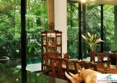 Elegant and Modern Four Storey House with Private Pool for Rent in Ekkamai, Bangkok