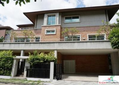 Baan Issara Rama 9  Beautiful 5 bed House for Rent in Secured Compound Behind Ramkamhaeng Uni.