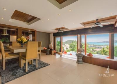 Panoramic Ocean View Villa in Surin