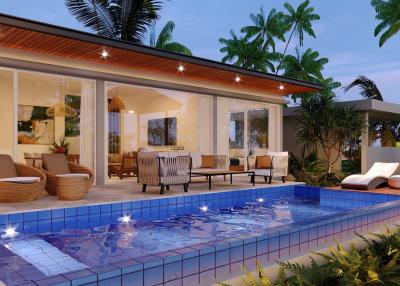 Luxurious Tropical 3-Bedroom Villas In Rawai