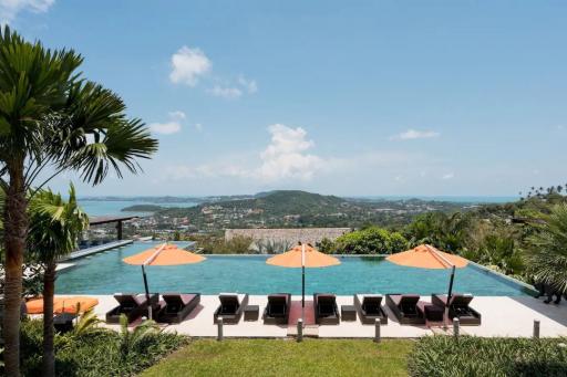 6-bedroom villa stunning with panoramic sea views. in Koh Samui