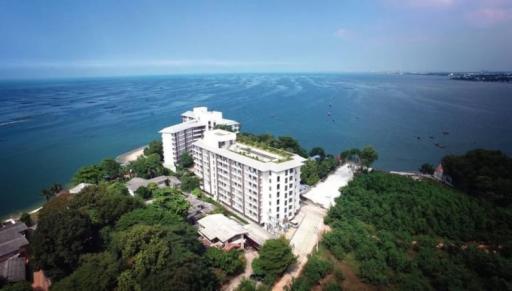 Condo for sale: Golden Coast, Building 2, corner room, sea view, Bang Phra, Sriracha.